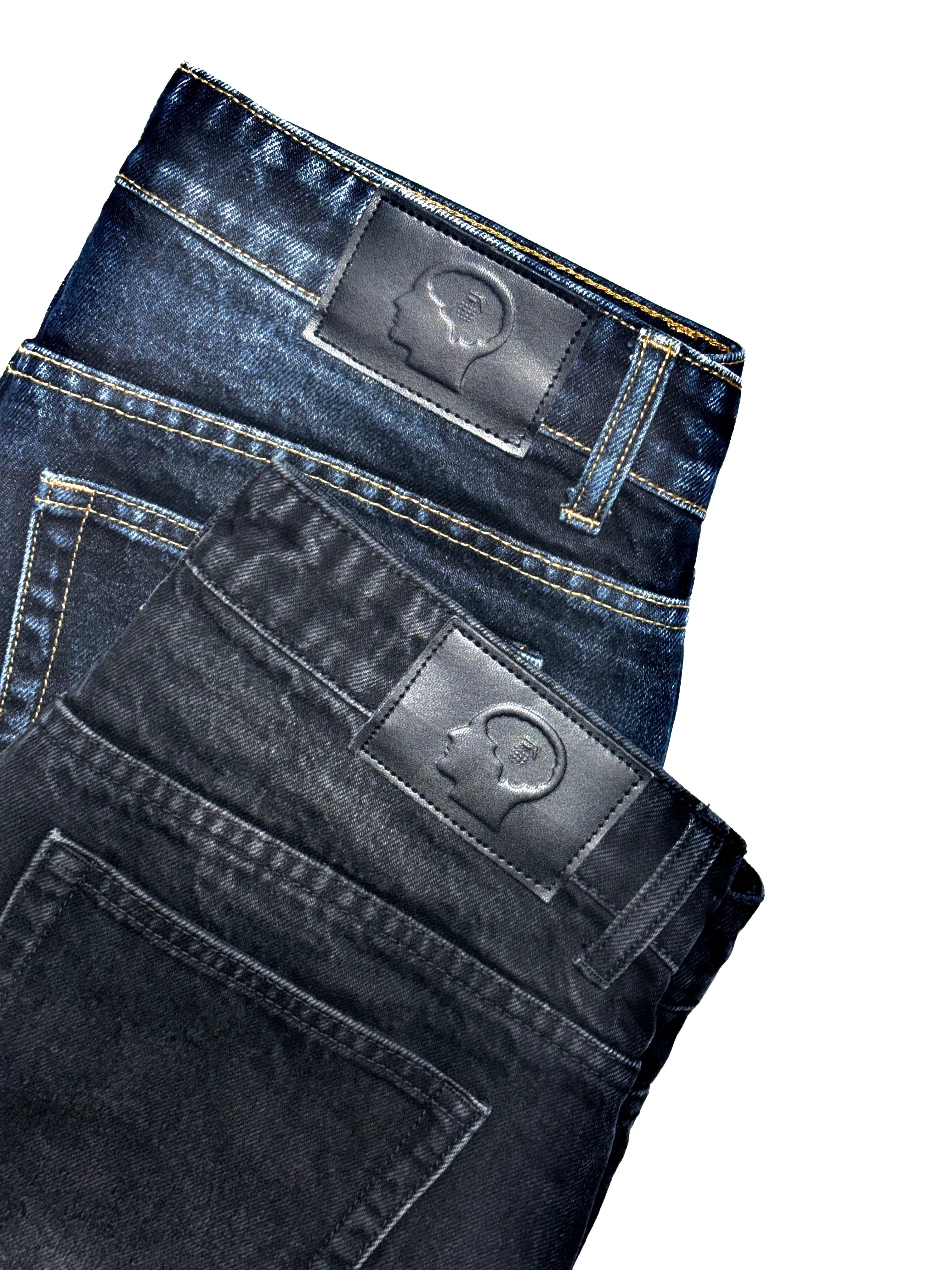 Flared Battle Scarred Denim