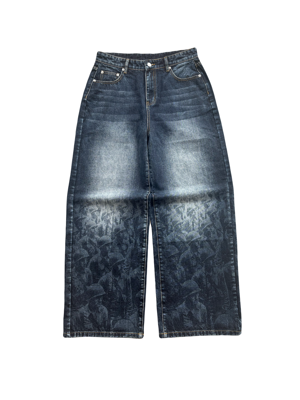 Baggy Battle Scarred Denim
