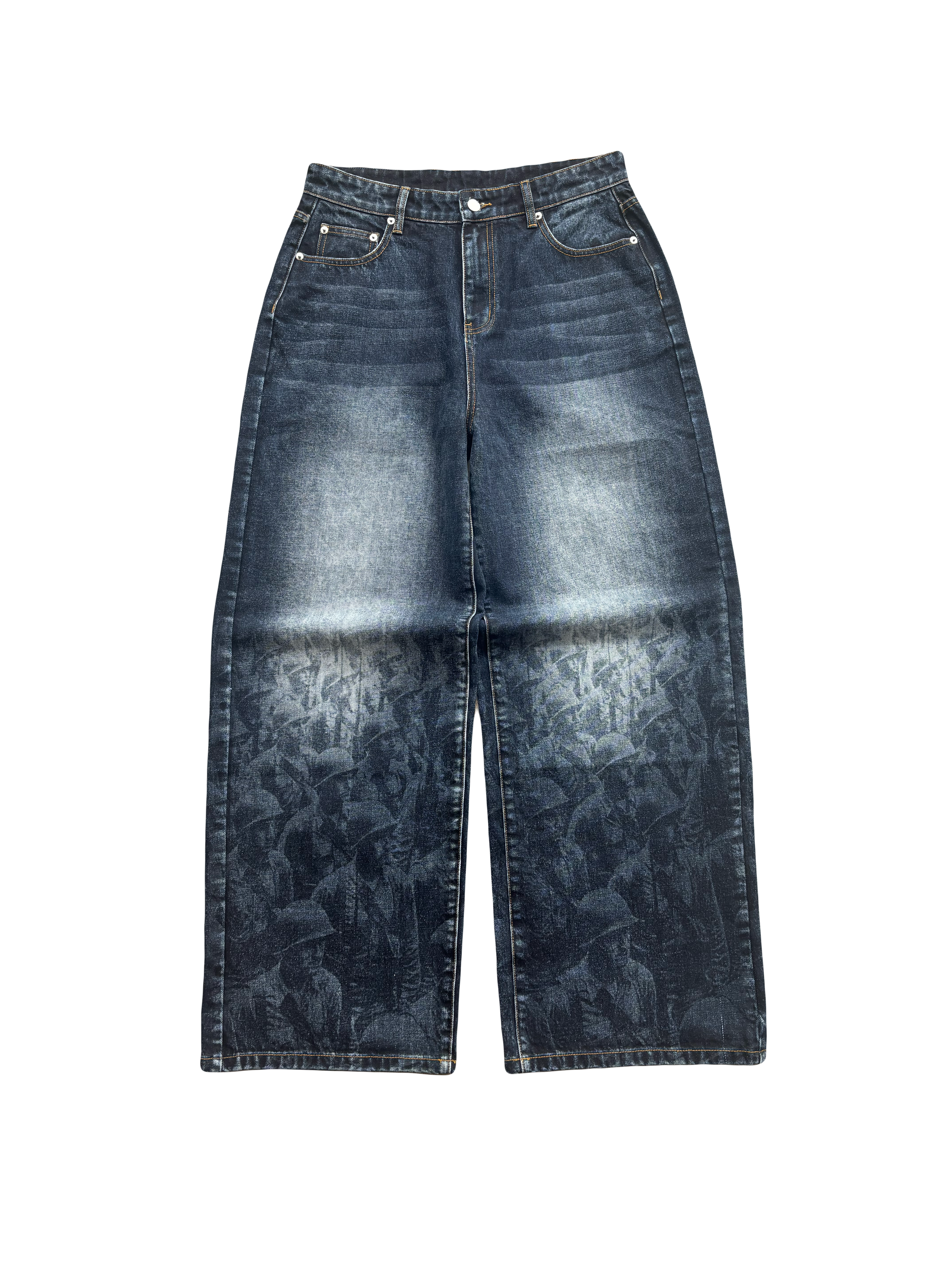 Baggy Battle Scarred Denim