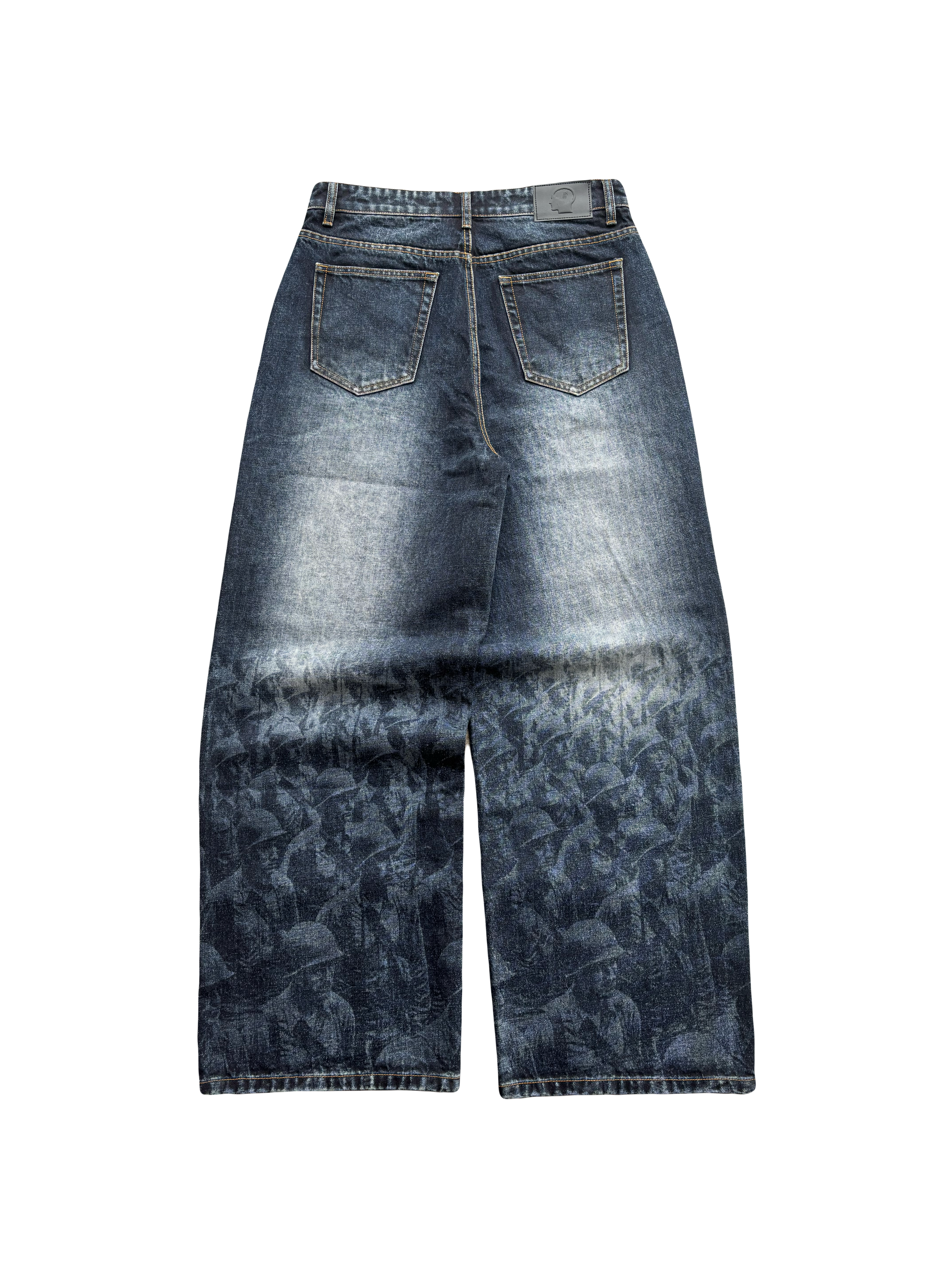 Baggy Battle Scarred Denim