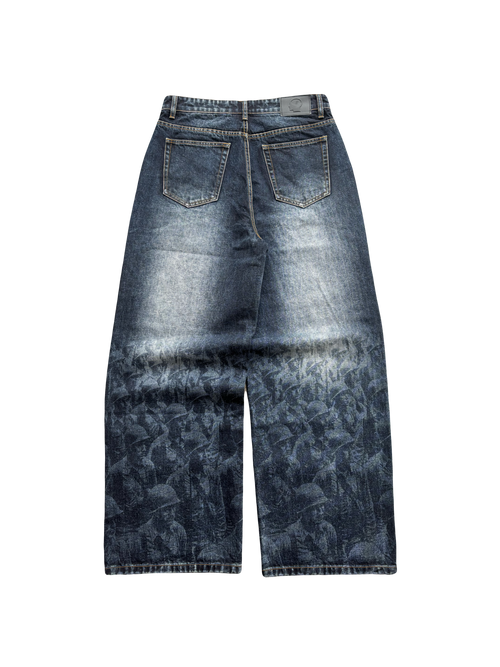Baggy Battle Scarred Denim