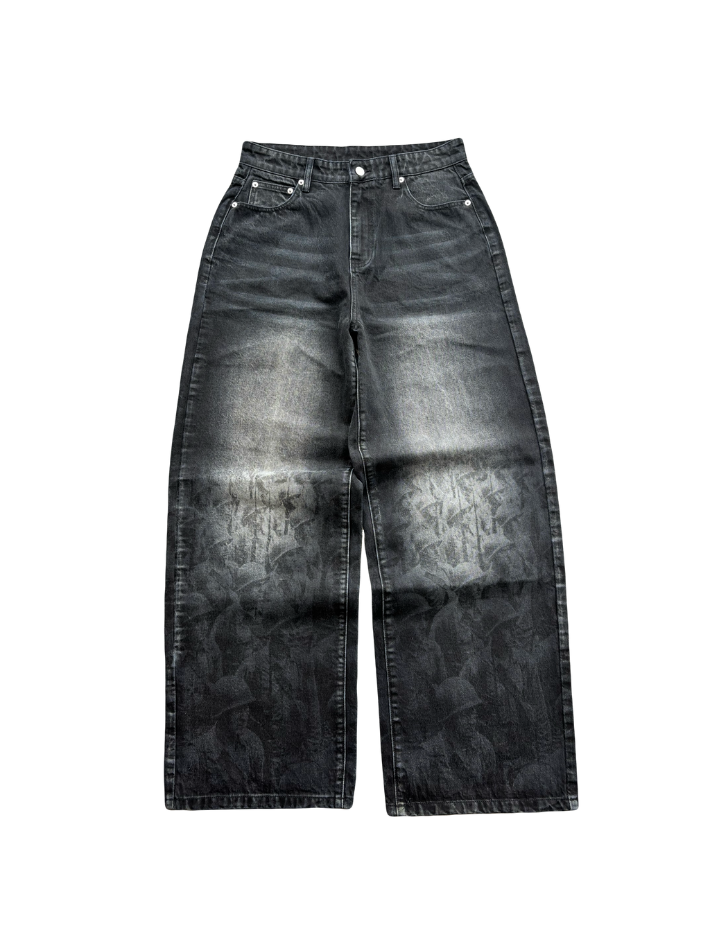 Baggy Battle Scarred Denim
