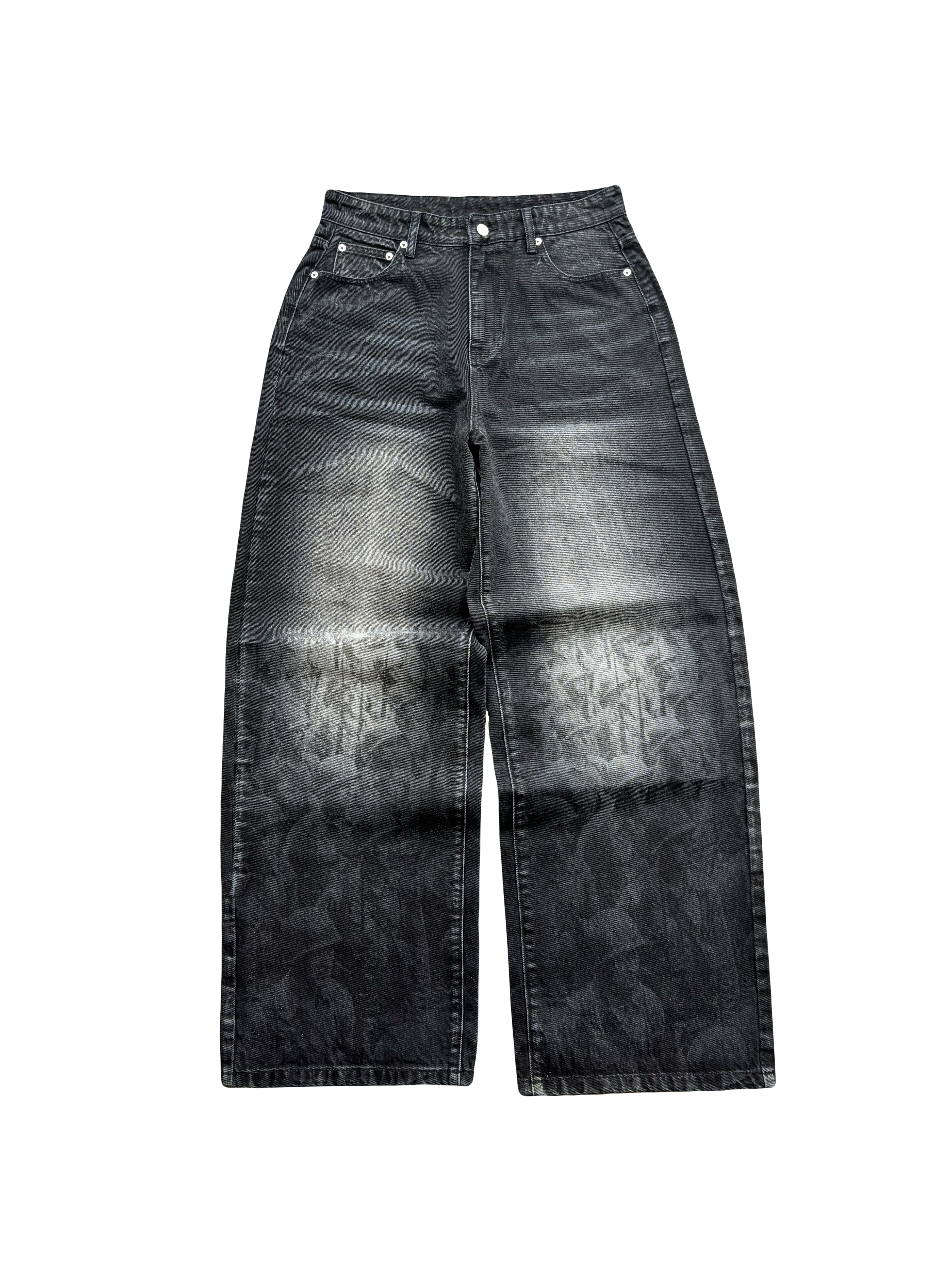 Baggy Battle Scarred Denim