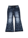 Flared Battle Scarred Denim